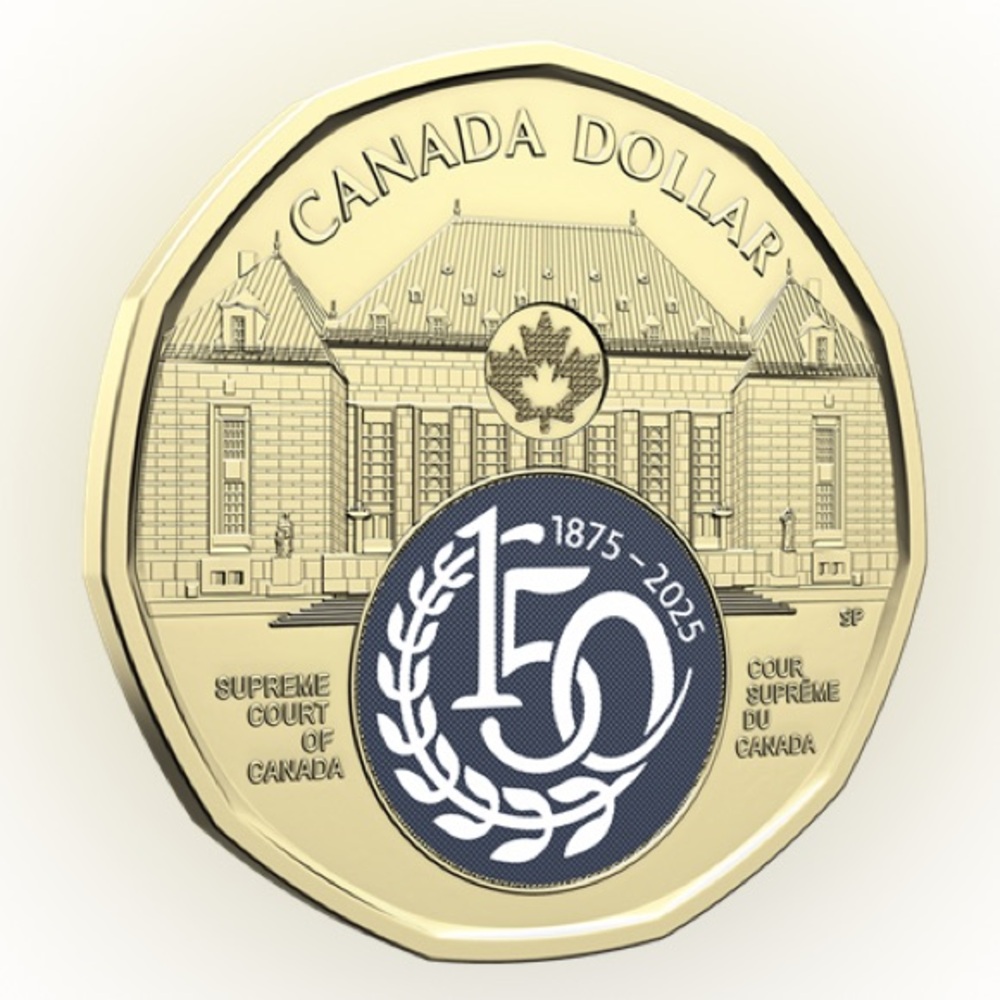 Canada Dollar Coin 150th Anniversary Edition decor / collectable